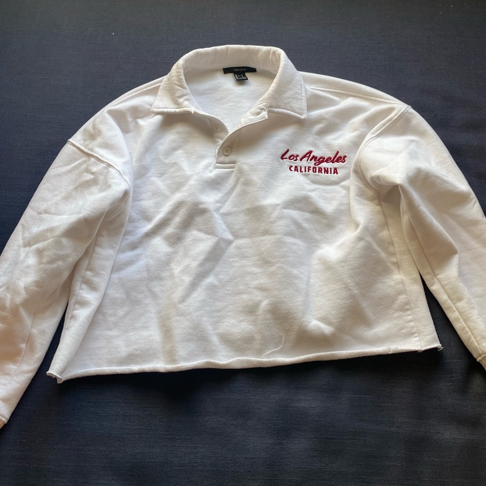 White collared long sleeve